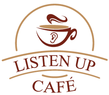 listen up cafe logo